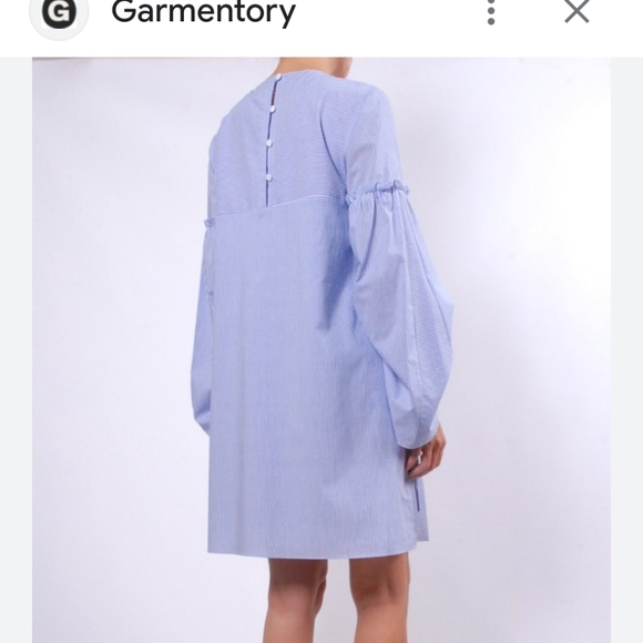 Tibi long sleeves stripe dress - Picture 3 of 8